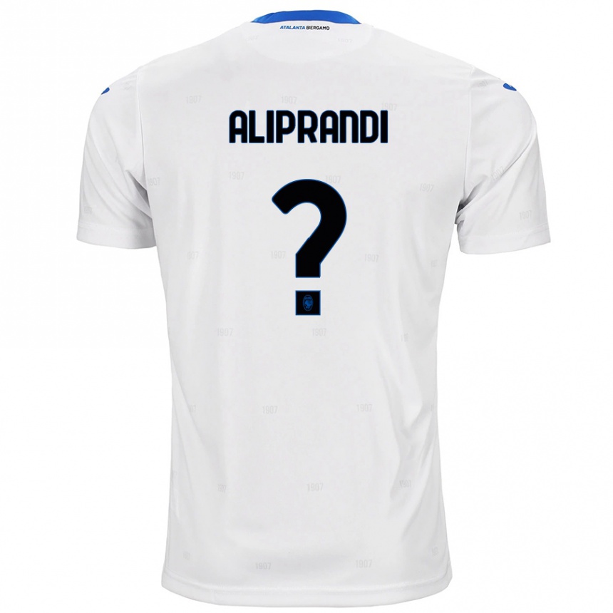 Niño Fútbol Camiseta Mattia Aliprandi #0 Blanco 2ª Equipación 2024/25 Argentina