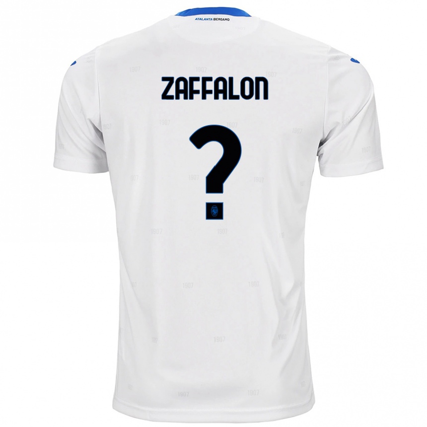 Niño Fútbol Camiseta Lorenzo Zaffalon #0 Blanco 2ª Equipación 2024/25 Argentina