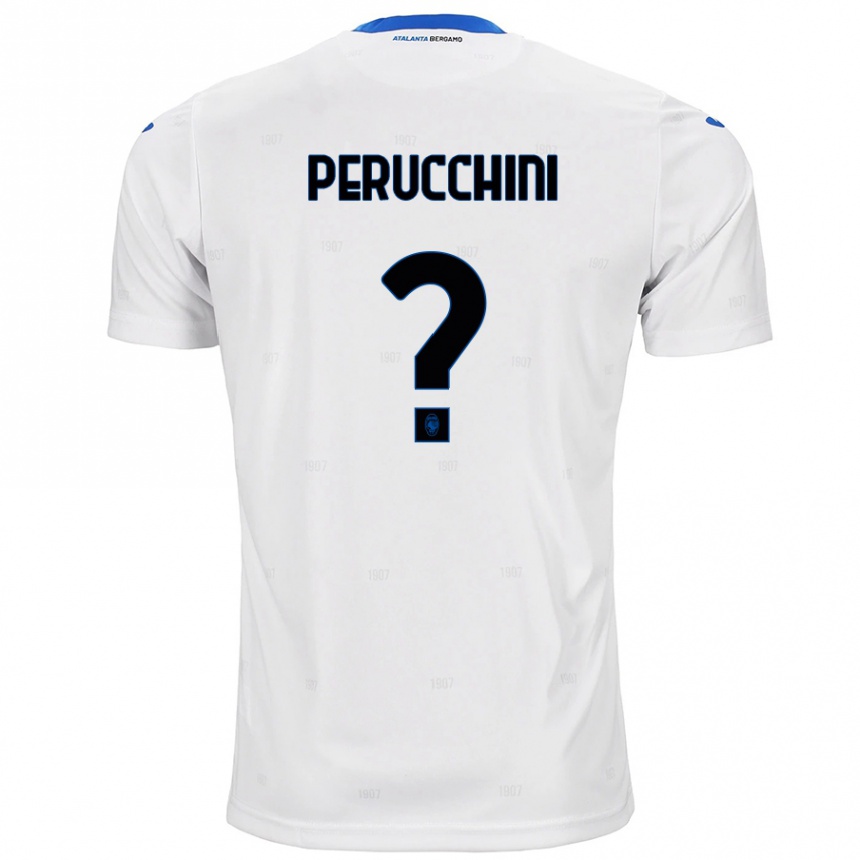 Niño Fútbol Camiseta Simone Perucchini #0 Blanco 2ª Equipación 2024/25 Argentina