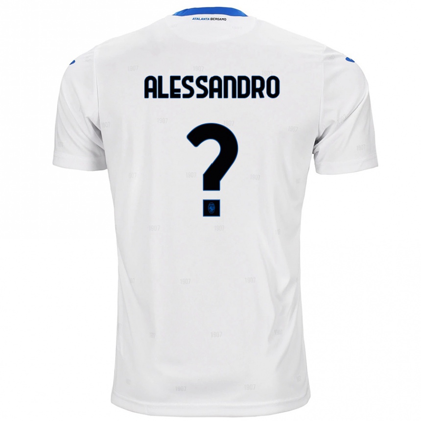 Niño Fútbol Camiseta Alessandro Rinaldi #0 Blanco 2ª Equipación 2024/25 Argentina