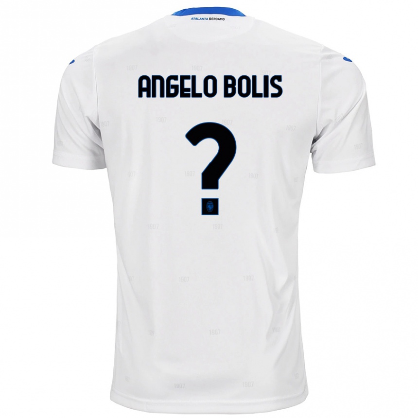 Niño Fútbol Camiseta Tommaso Angelo Bolis #0 Blanco 2ª Equipación 2024/25 Argentina