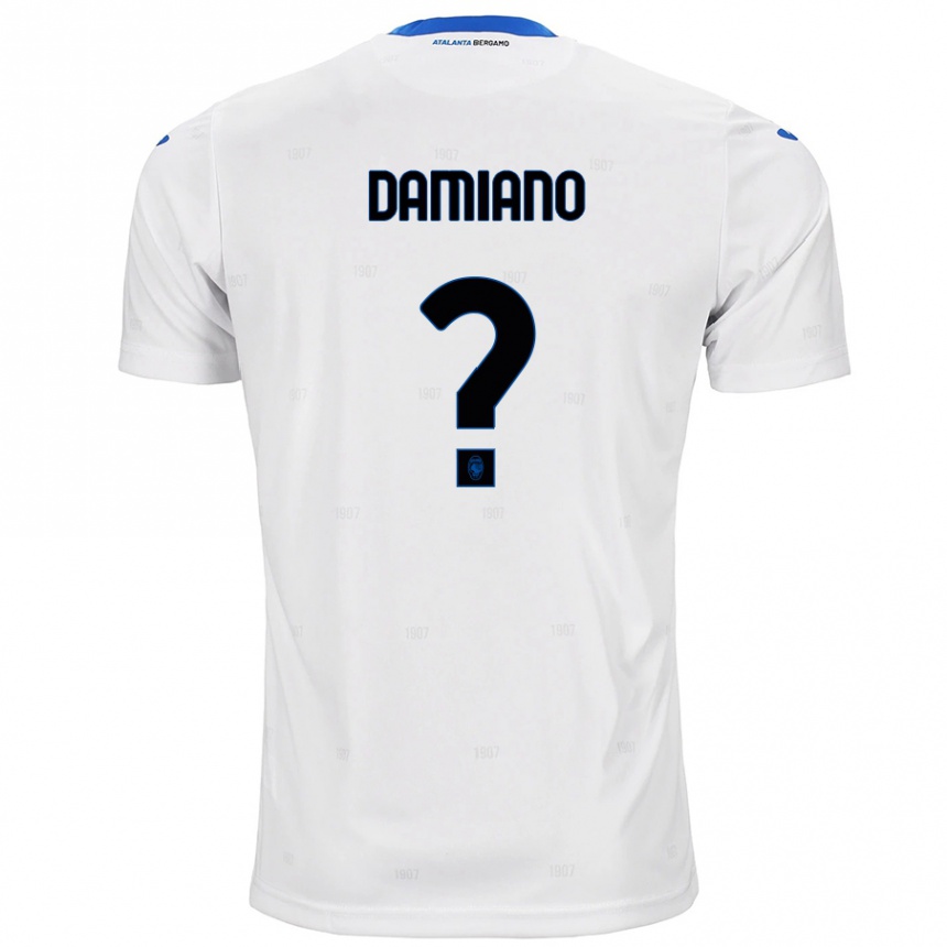 Niño Fútbol Camiseta Vincenzo Damiano #0 Blanco 2ª Equipación 2024/25 Argentina