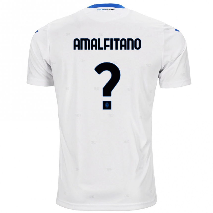 Niño Fútbol Camiseta Nicolò Amalfitano #0 Blanco 2ª Equipación 2024/25 Argentina