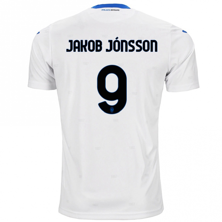 Niño Fútbol Camiseta Birkir Jakob Jónsson #9 Blanco 2ª Equipación 2024/25 Argentina