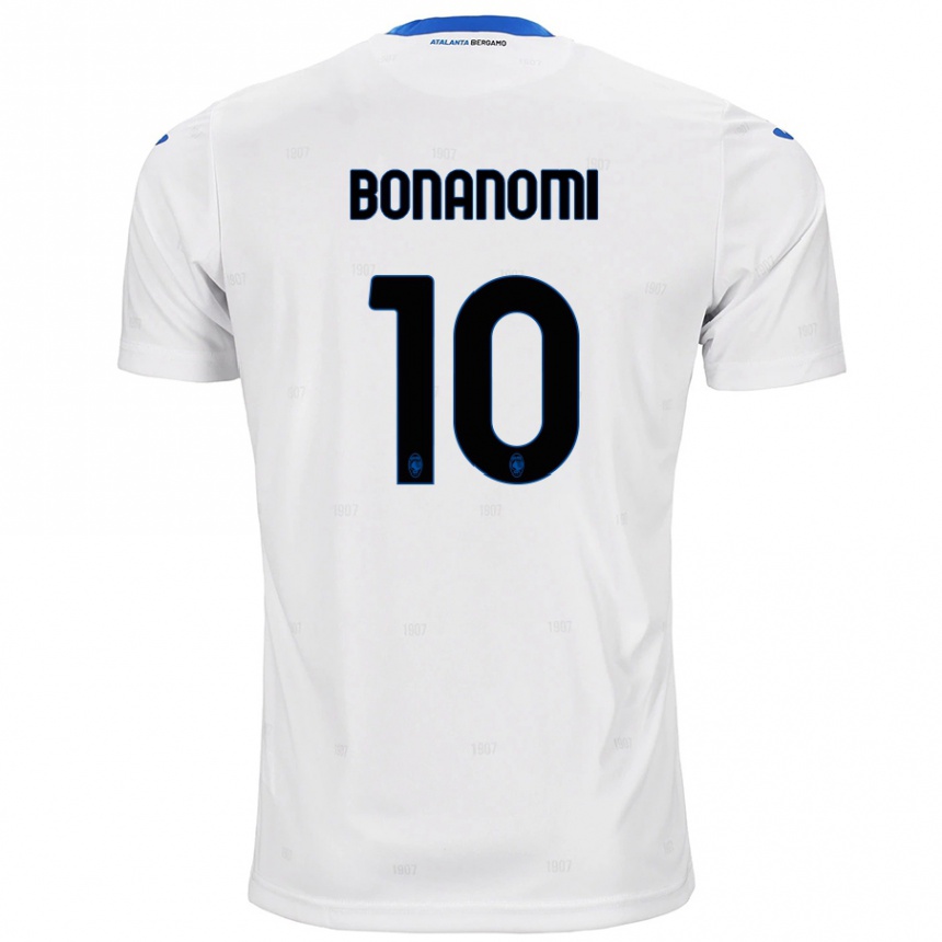 Niño Fútbol Camiseta Andrea Bonanomi #10 Blanco 2ª Equipación 2024/25 Argentina