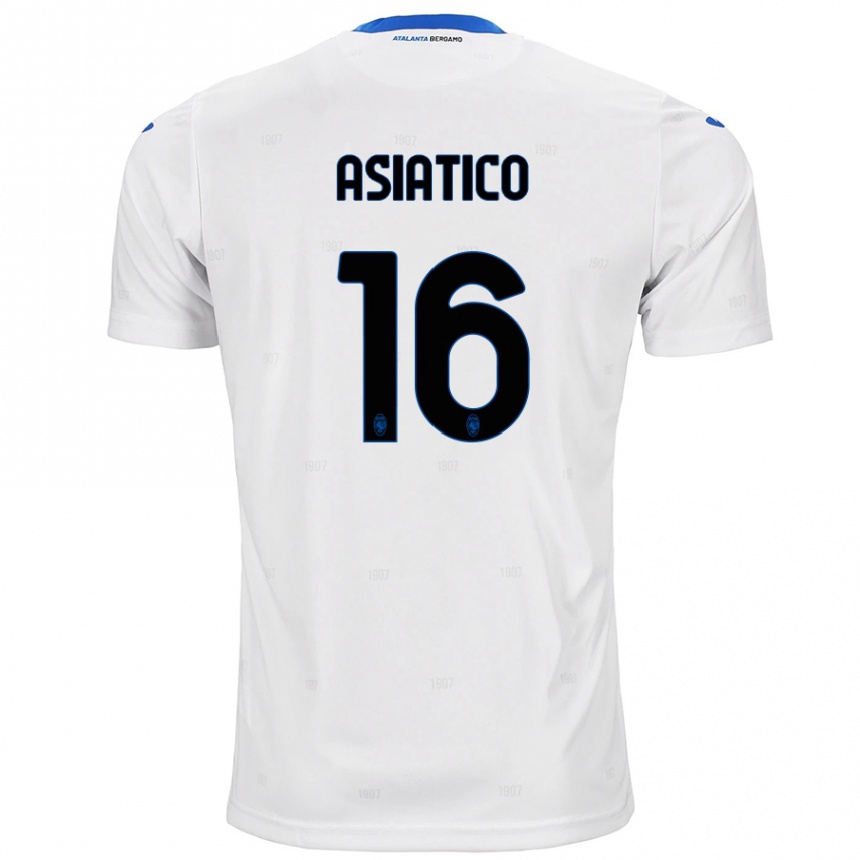 Niño Fútbol Camiseta Pietro Asiatico #16 Blanco 2ª Equipación 2024/25 Argentina