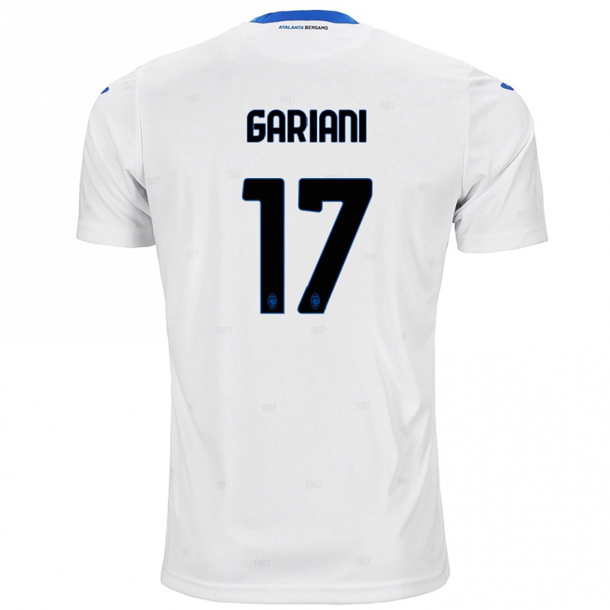 Niño Fútbol Camiseta Niccolò Gariani #17 Blanco 2ª Equipación 2024/25 Argentina