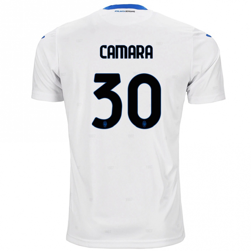 Niño Fútbol Camiseta Henry Camara #30 Blanco 2ª Equipación 2024/25 Argentina