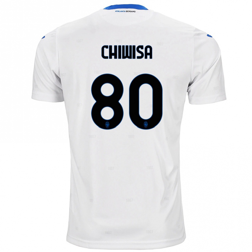 Niño Fútbol Camiseta Mannah Chiwisa #80 Blanco 2ª Equipación 2024/25 Argentina