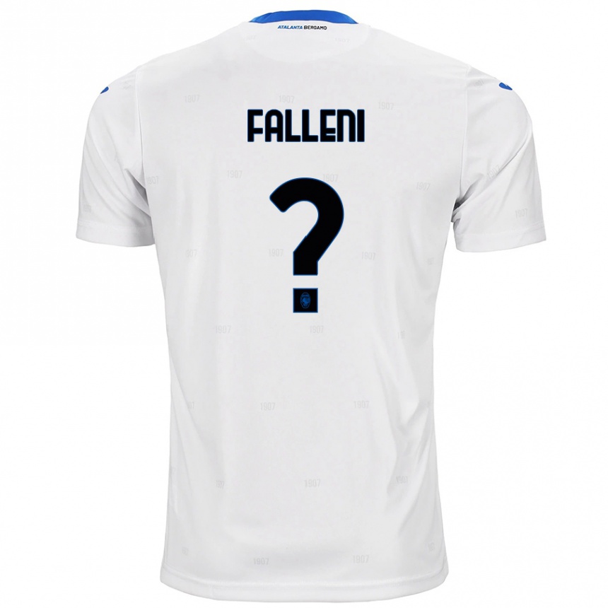 Niño Fútbol Camiseta Alessandro Falleni #0 Blanco 2ª Equipación 2024/25 Argentina