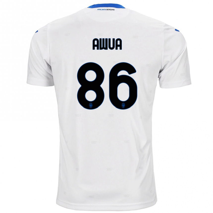 Niño Fútbol Camiseta Theophilus Awua #86 Blanco 2ª Equipación 2024/25 Argentina