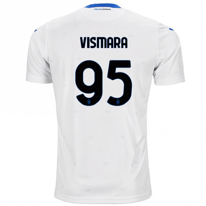 Niño Fútbol Camiseta Paolo Vismara #95 Blanco 2ª Equipación 2024/25 Argentina