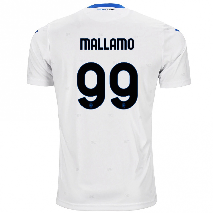 Niño Fútbol Camiseta Alessandro Mallamo #99 Blanco 2ª Equipación 2024/25 Argentina