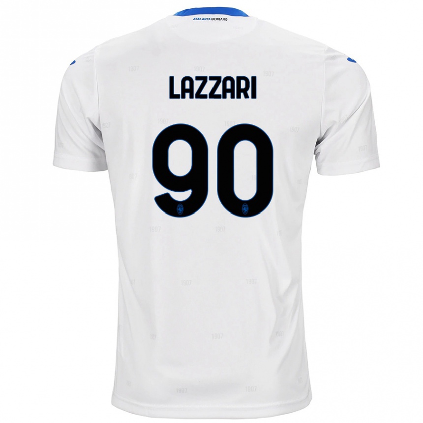 Niño Fútbol Camiseta Ilaria Lazzari #90 Blanco 2ª Equipación 2024/25 Argentina