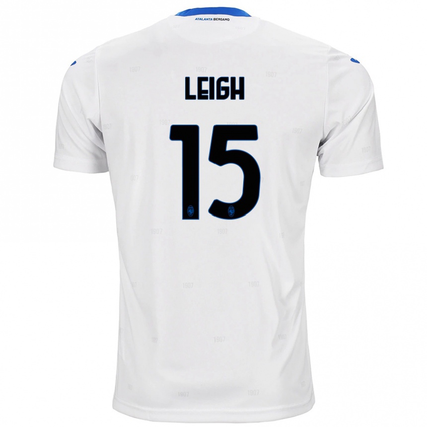 Niño Fútbol Camiseta Adrienne Leigh #15 Blanco 2ª Equipación 2024/25 Argentina