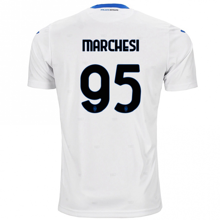 Niño Fútbol Camiseta Silvia Marchesi #95 Blanco 2ª Equipación 2024/25 Argentina