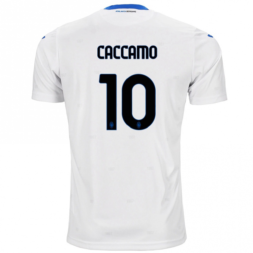 Niño Fútbol Camiseta Patrizia Caccamo #10 Blanco 2ª Equipación 2024/25 Argentina