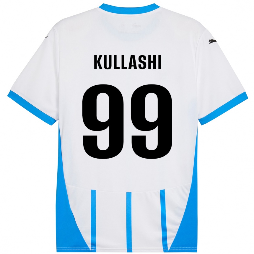 Niño Fútbol Camiseta Loreta Kullashi #99 Blanco Azul 2ª Equipación 2024/25 Argentina