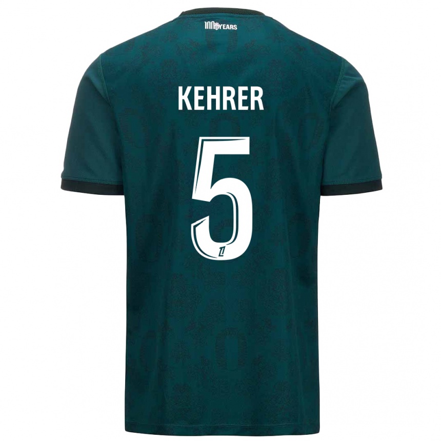 Niño Fútbol Camiseta Thilo Kehrer #5 Verde Oscuro 2ª Equipación 2024/25 Argentina