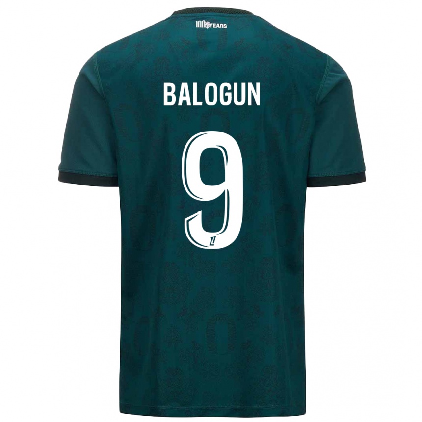 Niño Fútbol Camiseta Folarin Balogun #9 Verde Oscuro 2ª Equipación 2024/25 Argentina