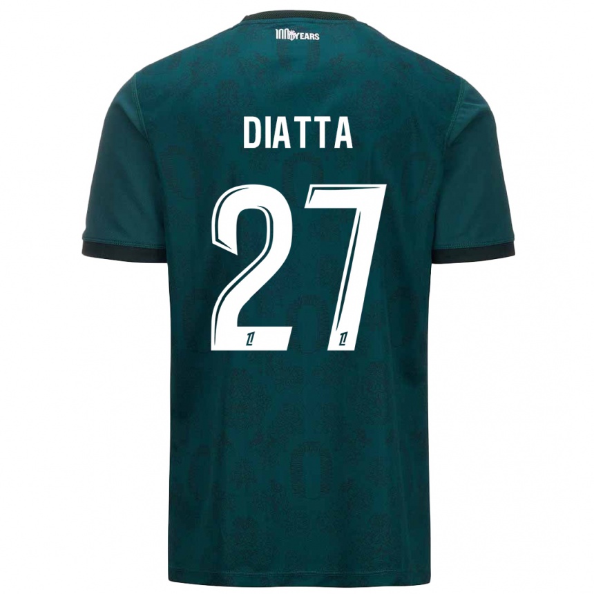 Niño Fútbol Camiseta Krépin Diatta #27 Verde Oscuro 2ª Equipación 2024/25 Argentina