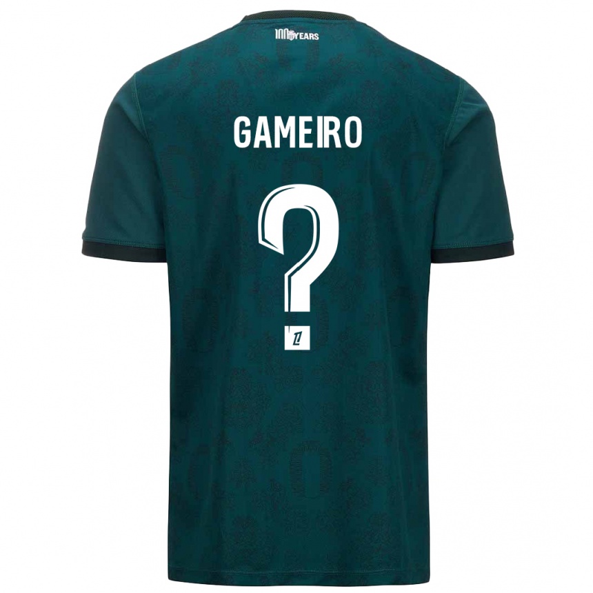 Niño Fútbol Camiseta Benoît Gameiro #0 Verde Oscuro 2ª Equipación 2024/25 Argentina