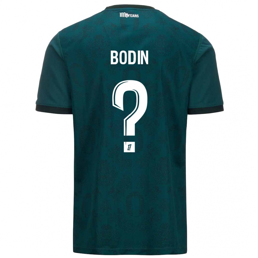 Niño Fútbol Camiseta Hugo Bodin #0 Verde Oscuro 2ª Equipación 2024/25 Argentina