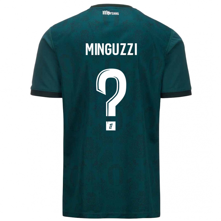 Niño Fútbol Camiseta Matteo Minguzzi #0 Verde Oscuro 2ª Equipación 2024/25 Argentina