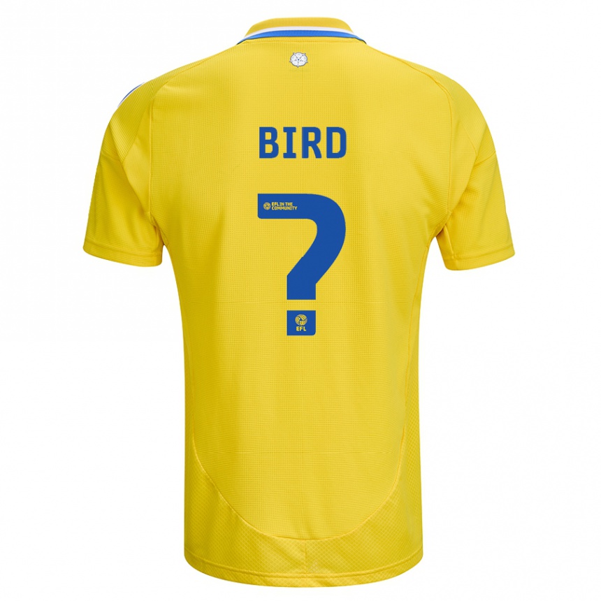 Niño Fútbol Camiseta Coban Bird #0 Amarillo Azul 2ª Equipación 2024/25 Argentina