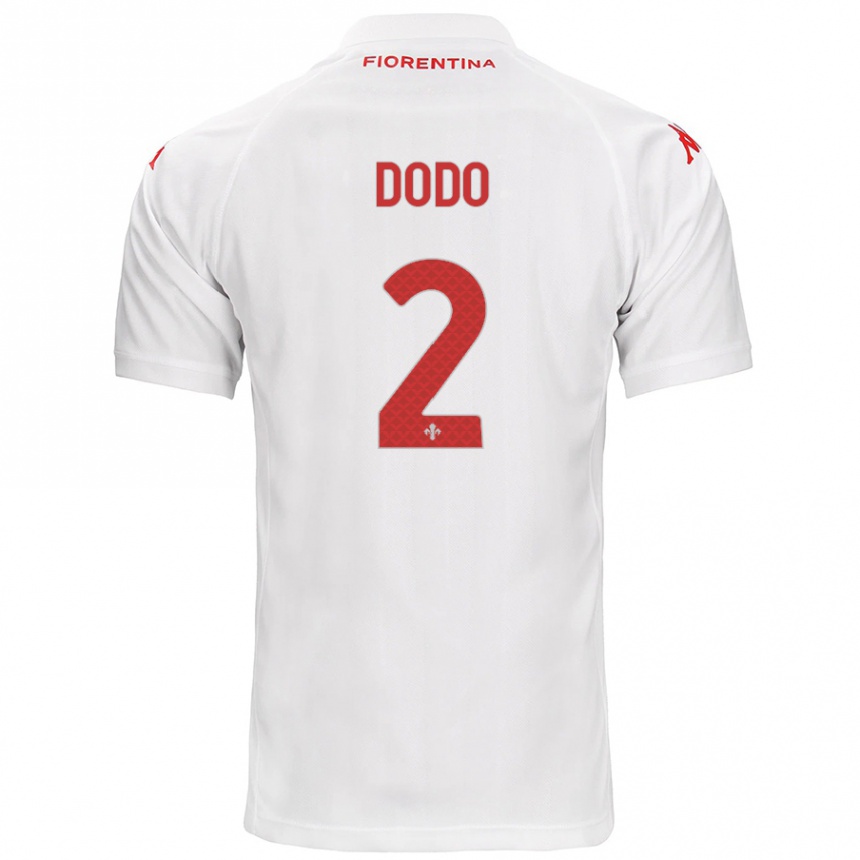 Niño Fútbol Camiseta Dodô #2 Blanco 2ª Equipación 2024/25 Argentina