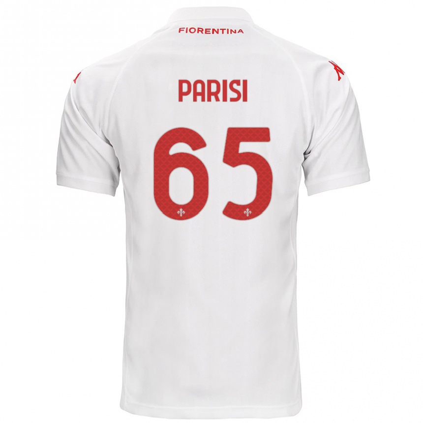 Niño Fútbol Camiseta Fabiano Parisi #65 Blanco 2ª Equipación 2024/25 Argentina