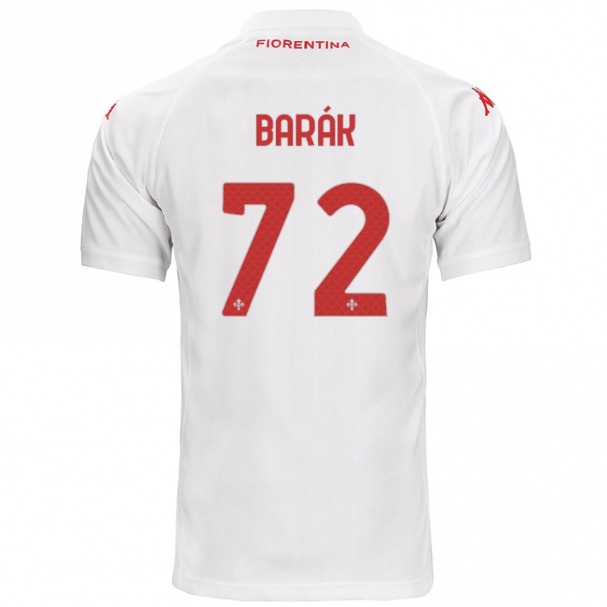 Niño Fútbol Camiseta Antonin Barak #72 Blanco 2ª Equipación 2024/25 Argentina