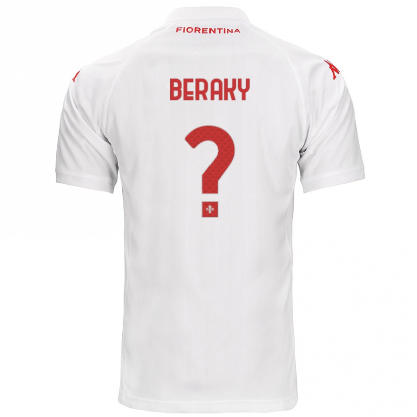 Niño Fútbol Camiseta Mussie Beraky #0 Blanco 2ª Equipación 2024/25 Argentina