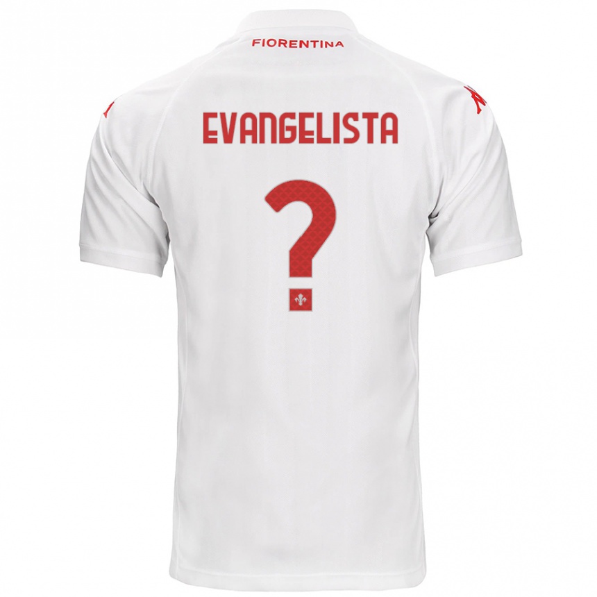 Niño Fútbol Camiseta Carlo Evangelista #0 Blanco 2ª Equipación 2024/25 Argentina