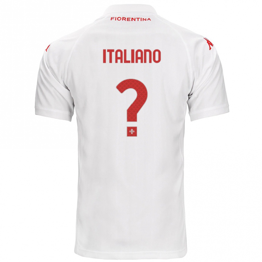 Niño Fútbol Camiseta Riccardo Italiano #0 Blanco 2ª Equipación 2024/25 Argentina