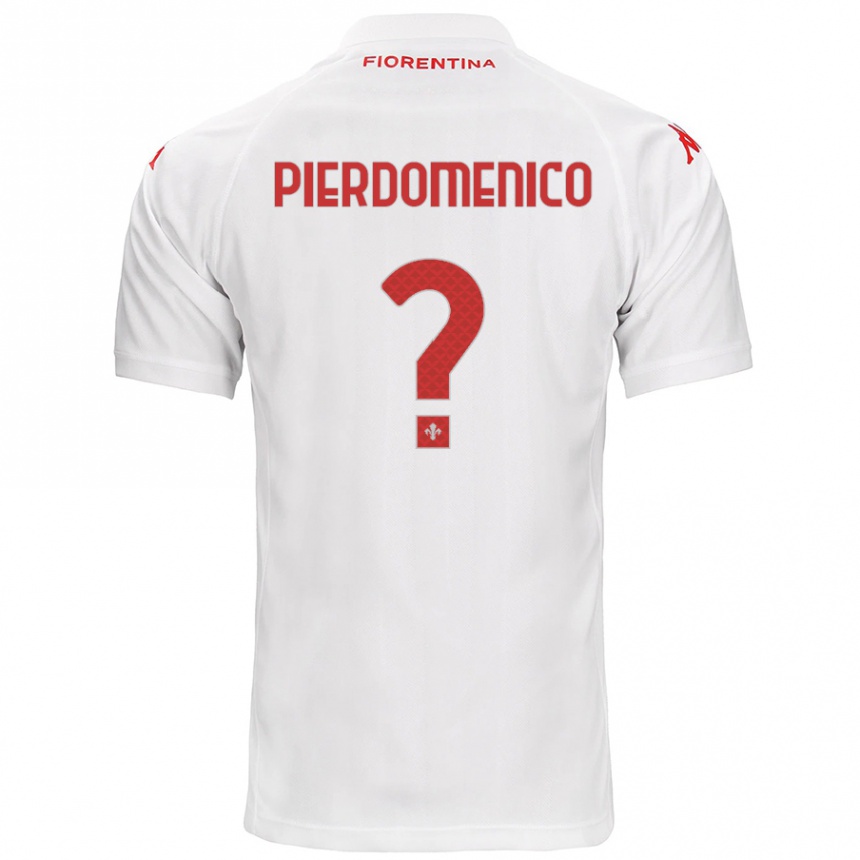 Niño Fútbol Camiseta Jacopo Di Pierdomenico #0 Blanco 2ª Equipación 2024/25 Argentina