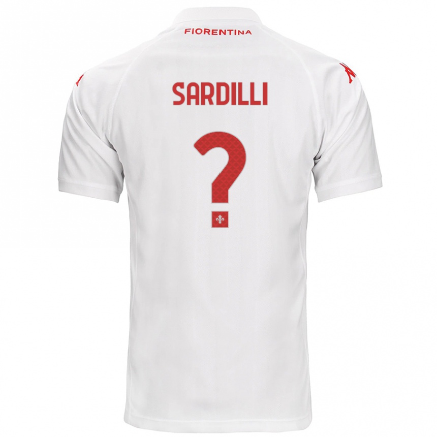 Niño Fútbol Camiseta Davide Sardilli #0 Blanco 2ª Equipación 2024/25 Argentina