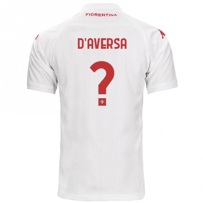 Niño Fútbol Camiseta Simone D'aversa #0 Blanco 2ª Equipación 2024/25 Argentina