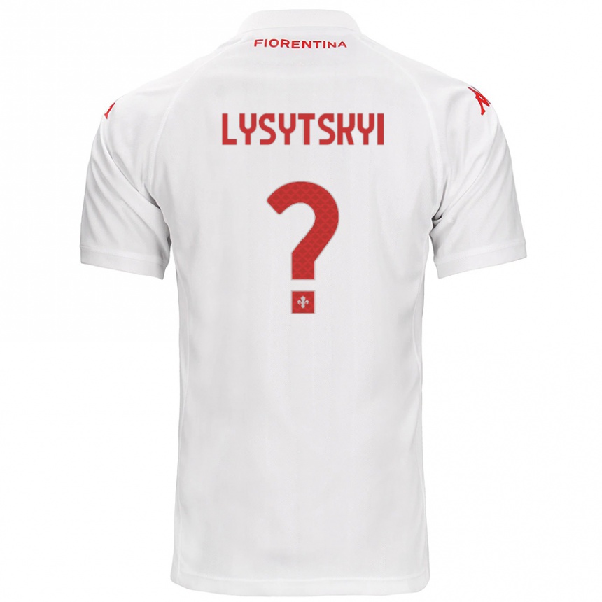 Niño Fútbol Camiseta Andriy Lysytskyi #0 Blanco 2ª Equipación 2024/25 Argentina