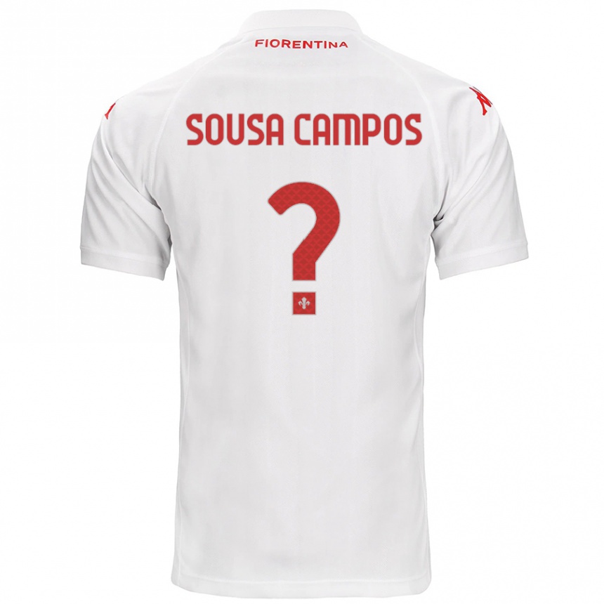 Niño Fútbol Camiseta Matteo Sousa Campos #0 Blanco 2ª Equipación 2024/25 Argentina