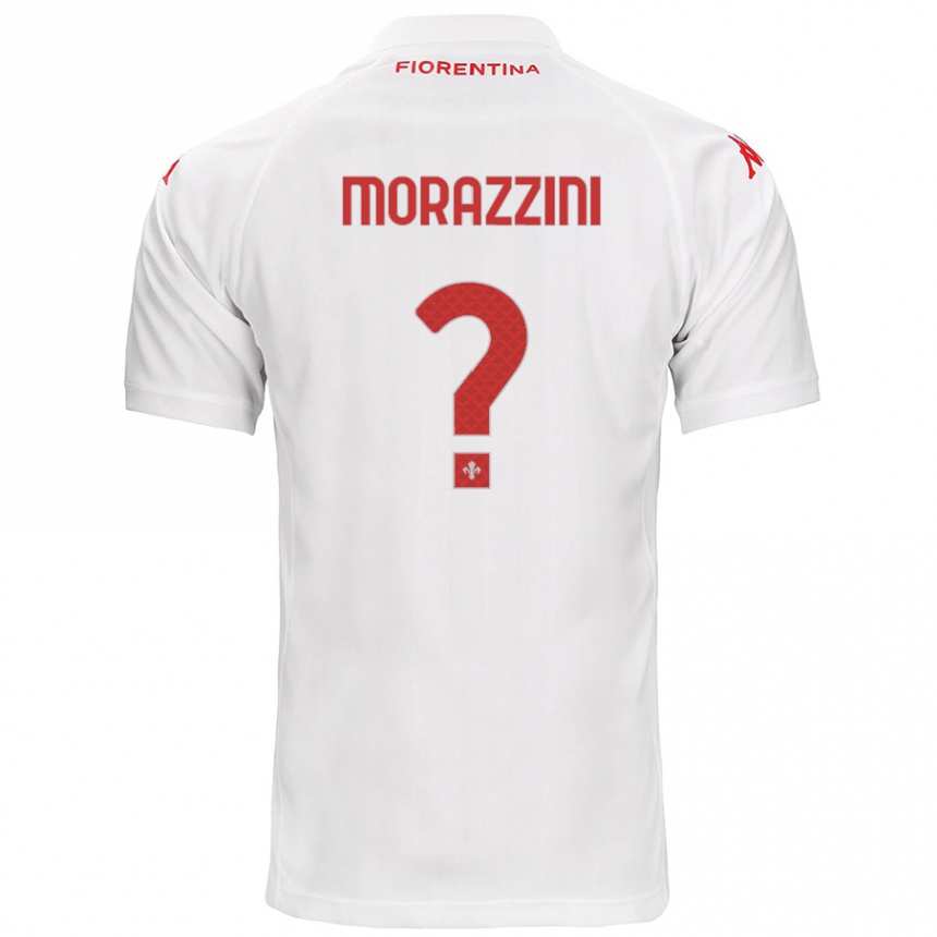 Niño Fútbol Camiseta Luigi Morazzini #0 Blanco 2ª Equipación 2024/25 Argentina