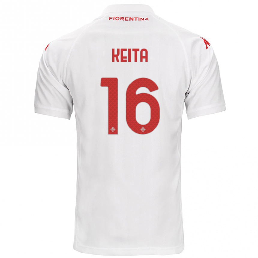 Niño Fútbol Camiseta Bala Keita #16 Blanco 2ª Equipación 2024/25 Argentina