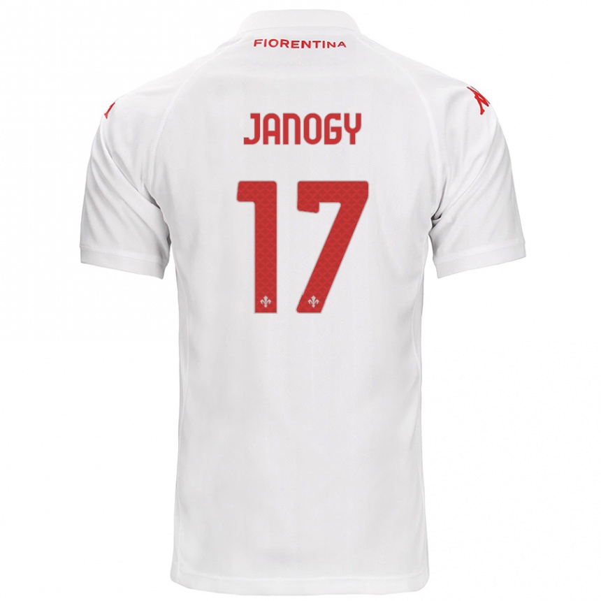 Niño Fútbol Camiseta Madelen Janogy #17 Blanco 2ª Equipación 2024/25 Argentina