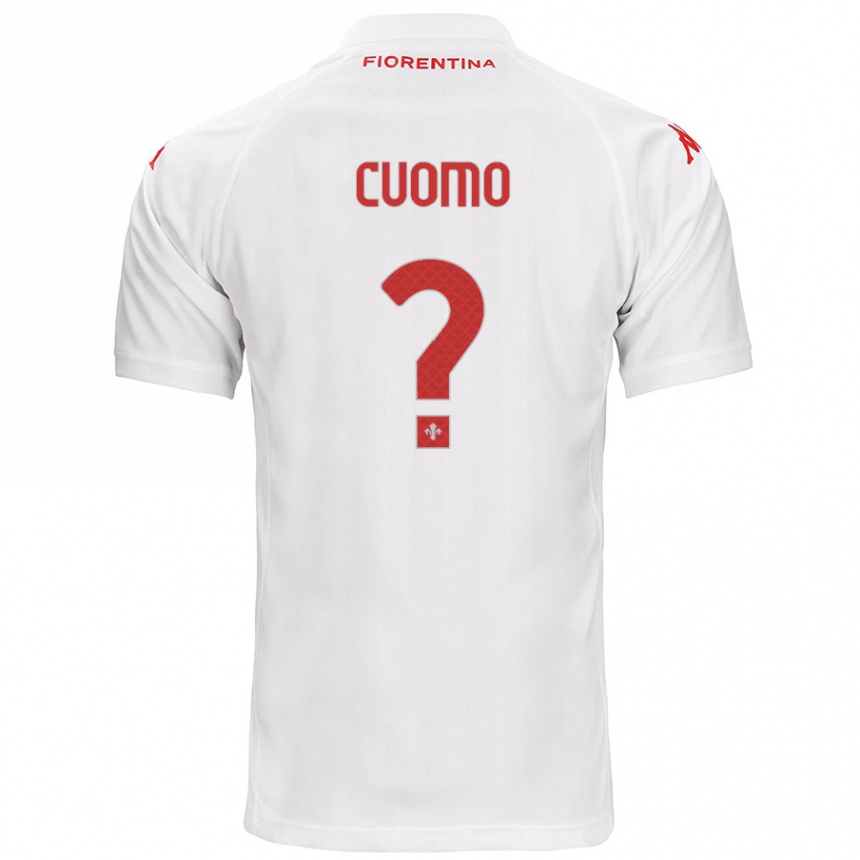 Niño Fútbol Camiseta Raffaele Cuomo #0 Blanco 2ª Equipación 2024/25 Argentina