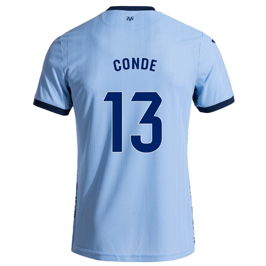 Niño Fútbol Camiseta Diego Conde #13 Azul Cielo 2ª Equipación 2024/25 Argentina