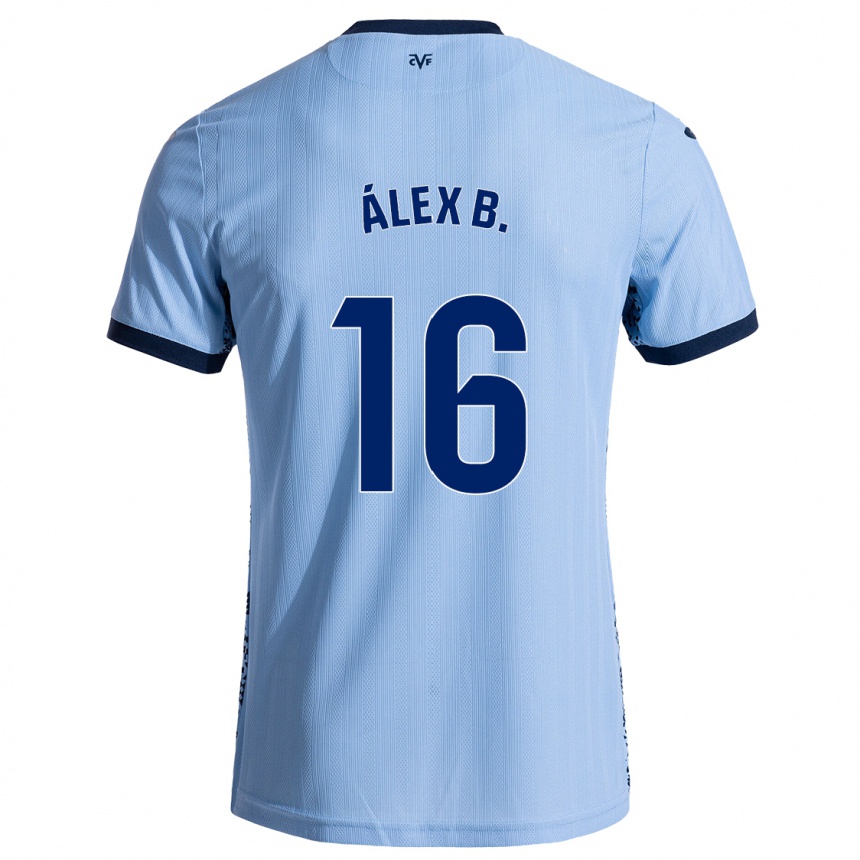 Niño Fútbol Camiseta Álex Baena #16 Azul Cielo 2ª Equipación 2024/25 Argentina