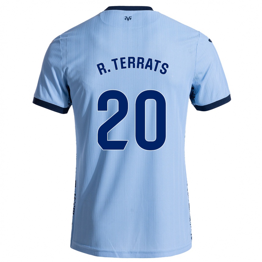 Niño Fútbol Camiseta Ramón Terrats #20 Azul Cielo 2ª Equipación 2024/25 Argentina