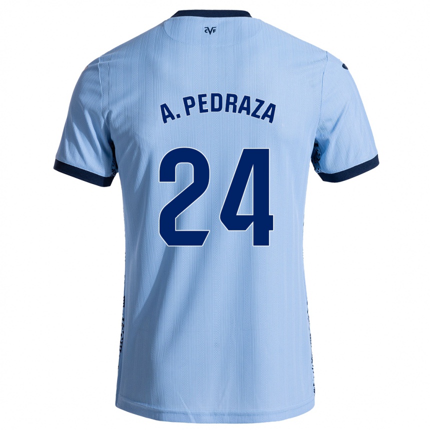 Niño Fútbol Camiseta Alfonso Pedraza #24 Azul Cielo 2ª Equipación 2024/25 Argentina