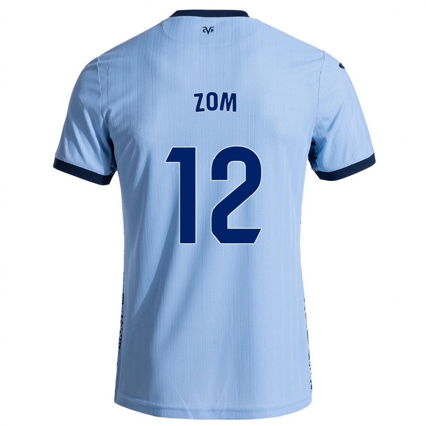 Niño Fútbol Camiseta Ludo Zom #12 Azul Cielo 2ª Equipación 2024/25 Argentina