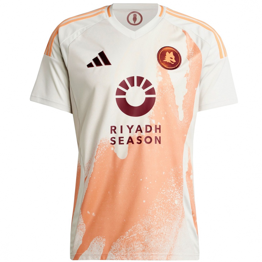 Niño Fútbol Camiseta Su Nombre #0 Crema Blanco Naranja 2ª Equipación 2024/25 Argentina